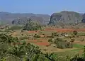 La Vallée de Viñales dans la province de Pinar del Río à Cuba.