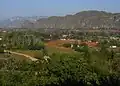 Vue orientale des mogotes de Viñales.