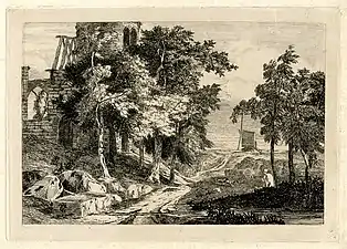 Trees and Ruin, Londres, British Museum.