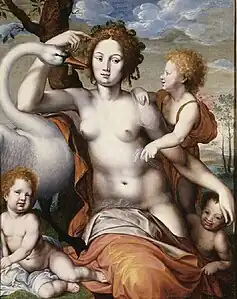 Leda et le cygne.