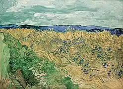 Champ de blé aux bleuets - Vincent van Gogh - 1890