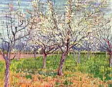 Verger fleurissant, 188864,5 × 80,5 cmMusée Van Gogh