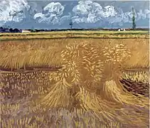 Vincent van Gogh, Champs de blé, juin 1888, huile sur canevas