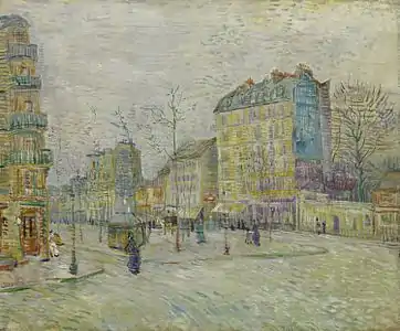 Vincent van Gogh, Boulevard de Clichy (1887), Amsterdam, musée Van Gogh.
