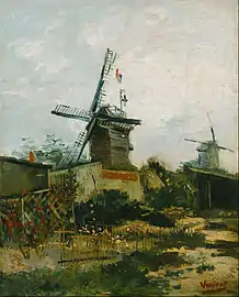 Moulins à Montmartre de Vincent van Gogh
