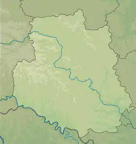 Voir sur la carte topographique de l'oblast de Vinnytsia