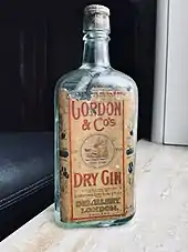 1912 bottle of Gordon’s Gin