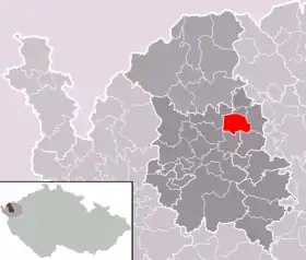 Localisation de Vintířov