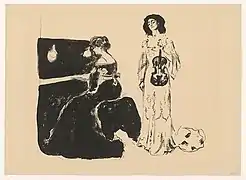 Violin Concert, lithographie d'Edvard Munch (1903).