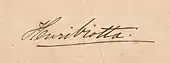 signature de Henri Viotta