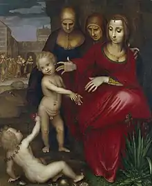 Vierge à l'Enfant, sainte Isabelle et saint JeanMusée du Prado