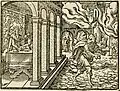 Lycaon. Gravure de Vergilius Solis (1514-1562).