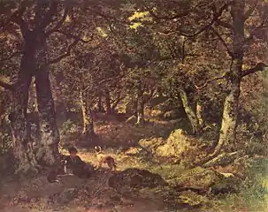 Dans les bois (1855), Paris, musée du Louvre.