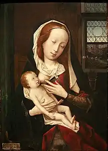 Jean Provost, Vierge donnant le lait, vers 1510.