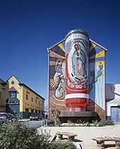 Façade de bâtiment à San Antonio (Texas).