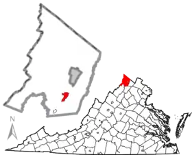 Localisation de Stephens City