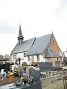 Vue du cimetière.