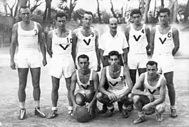 L'équipe championne d'Italie en 1945-1946.