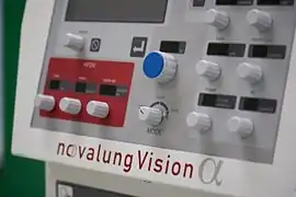 Vision α (Novalung), ventilateur oscillatoire à haute fréquence.