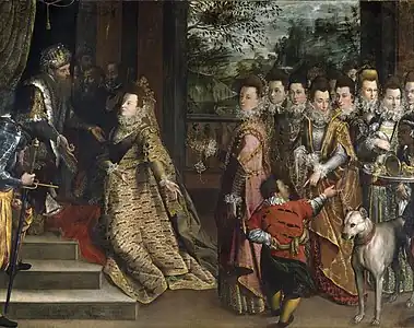 Visite de la reine de Saba au roi Salomon, 1599, Dublin, Galerie nationale d'Irlande.