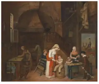 Chez la pâtissière, huile sur toile, 1822.