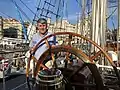 Andi Manser, capitaine du Stad Amsterdam, Marseille octobre 2018