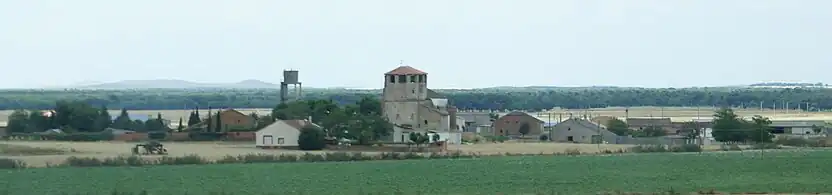 Vue du village d'Almenara de Adaja.