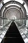 Interior view of the Umeda Sky Building structure, Osaka, Japon