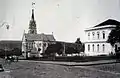 Cathédrale Notre-Dame du Patronage et la Préfecture en 1920.