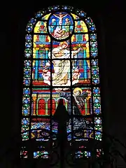Apparition du Sacré-Cœur à sainte-Marguerite-Marie Alacoque.
