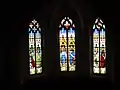 vitraux de l'abside (détail)