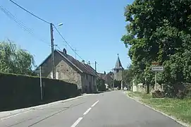 Entrée du village.