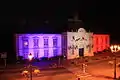 Mairie illuminée pour le centenaire.