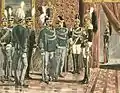 Le roi Victor-Emmanuel II au palais du Quirinal en 1870.