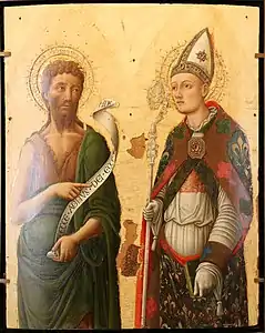 Saint Jean-Baptiste et saint Louis de Toulouse, Vivarini