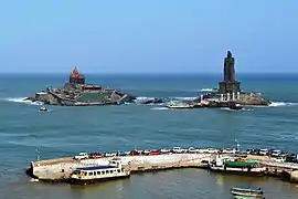 Kanyakumari ou Cap Comorin est la ville la plus méridionale de la péninsule indienne.