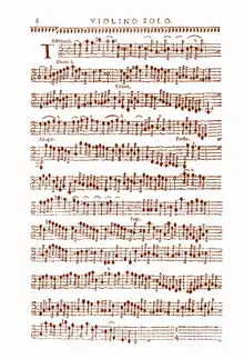 Une page d'écriture musicale, avec notation ancienne