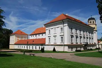 Château de Vlašim : l'arrière.