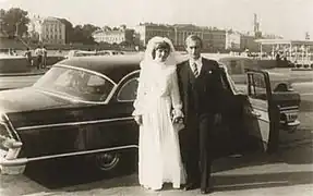 Jour du mariage de Chkrebneva avec Vladimir Poutine.
