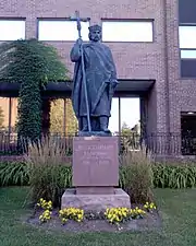 Statue de Vladimir faite par la diaspora ukrainienne à Toronto au Canada.