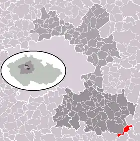 Localisation de Vlkančice