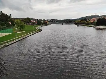 La Vltava à Týně nad Vltavou.