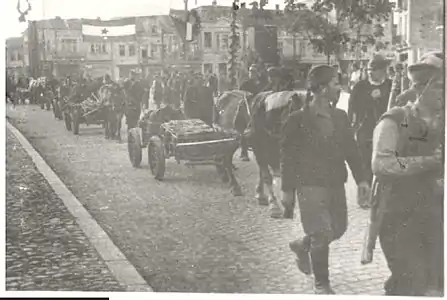 La rue Vožda Karađorđa après Seconde Guerre mondiale, 1944.