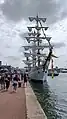 Le voilier mexicain Cuauhtémoc à l'Armada 2023