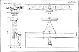 vue en plan de l’avion