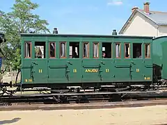 La voiture Anjou B.111 classée monument historique.