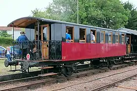 La voiture C12 dite « Rosselle » à Chaillevette.