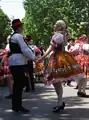 Hongrois de Voïvodine en costume national.