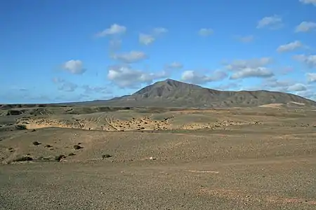 Paysage volcanique de Lanzarote.