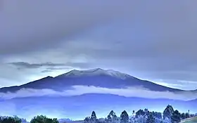 Vue du Puracé depuis Popayán.